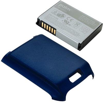 Electronics: Palm 3337WW Treo 755p Extended Life Battery and Cover Blue