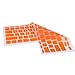 HDE Protective Silicone Keyboard Cover Skin for Macbook Air 11.6 (Model 1370 and A1465), Orange
