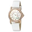 Pierre Cardin Women's PC068782003 Time Couture Collection Revue Crystal Accented Leather Strap Watch
