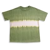 Dogwood - Toddler Boys Tie Dye Short Sleeve Tee Shirt, Sage, White