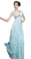 Chiffon/Taffeta/Tulle Crystal Crystals Lace Applique Beaded Mother-of-the-Bride Dress/Prom Dress 