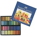 Faber-Castell - Coffret cartonn� 48 demi-pastels sec carr�s Goldfaber