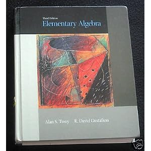 Elementary Algebra Hardcover Textbook & Cd Tussy Gustafson