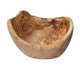 Olive Wood Rustic Fruit Bowl - Boat Shaped - 27cm