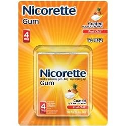 Nicorette Fruit Chill Gum (4mg)(190 pieces)