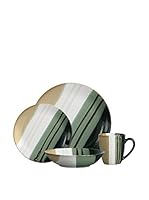 Premier Housewares Vajilla 16 Piezas Verde