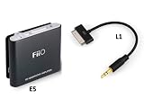 FIIO E5 Kopfhörer Verstärker und FiiO L1 (Verstärker und – iPhone/iPod 3.5 mm stereo Kabel im Kombi-pack)