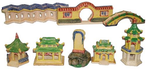 Cover image : Assorted miniature examples of classic chinese architecture, set of 8