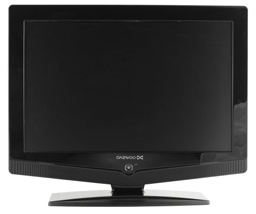 Daewoo DSL19V1WCD - 19 Widescreen LCD TV With Built In DVD Player & Freeview - Piano Black