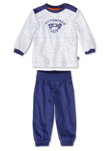 Sanetta Baby - Jungen Babybekleidung/ Schlafanz&uuml;ge/ Zweiteiler, gestreift Schlafanzug lang Preisvergleich
