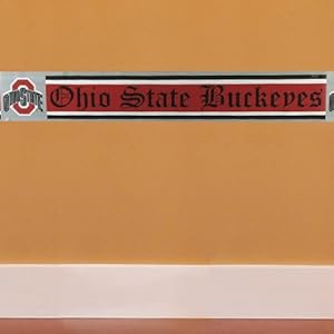 Amazon.com - NCAA Ohio State Buckeyes Team Wall Border- - Wallpaper Borders