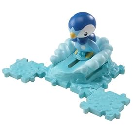 Pokemon Attack Action Bases - Water Base with Piplup