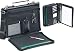 Black Leather Portfolio Ring Binder w/strap