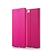 Nouske iPhone 6 Plus/ 6s Plus 5.5 inch Flip Folio Wallet Stand up Credit Card Holder Leather Case Cover Holster/Magnetic Closure/TPU bumper/360 Full Body Protection, Hot Pink