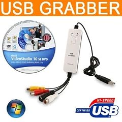 Trendline24 Angebot! USB 2.0 Video Ez Grabber Geniatech mit Video Studio 9 inkl.samtweichem Transportbeutel