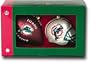 Miami Dolphins Double Ornament Set