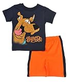 Scooby Doo “Slobber Pup” 2-Piece Outfit (Sizes 2T – 4T) – navy/orange, 3t
