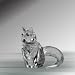 Crystal Cat Figurine, 1.75 Inches, Handcrafted