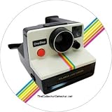 Vintage Polaroid Camera Rainbow SX-70 OneStep Key Chains