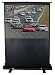 Duronic FPS60/43 - Floor Projector Screen - 60" Portable Freestanding 4:3 Widescreen - Retracts into a portable carry case.