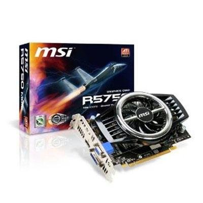 MSI R5750-MD1G Radeon HD 5750 1GB 128-bit GDDR5 PCI Express 2.1 x16 HDCP Ready CrossFireX Support Video Card