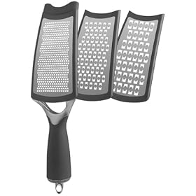 Art and Cook Wide Convertible Grater, Charcoal by Art and Cook