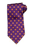 Clemson University Tigers 1 Tone Necktie Purple