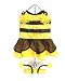 Dog Costume - Mrs. Bumble Bee Pet Costume (Bumble Bee Fairy Dress Dog Costume) - Small