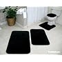 Royale Black 21x34 Plush Bath Rug