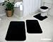 Royale Black 21x34 Plush Bath Rug