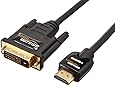 AmazonBasics HDMI to DVI Adapter Cable - 6 Feet (1.8 Meters)