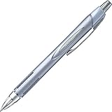 Uni Jeststream Alpha-Gel Grip, 0.7mm Ballpoint Pen, Silver Body (SXN25007.26)