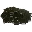 100 Earring Pads Sterling Silver Stud Black Display