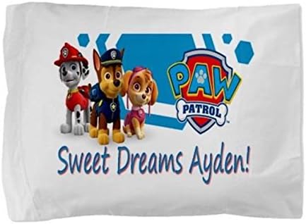 Paw Patrol Personalized Pillowcase Kids Childs Toddler Boy Girl Pillow Case Bedding Bedroom Decor (2)