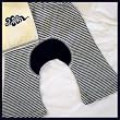 Sckoon Organic Cotton Baby Monkey Pants Navy Stripes - Size 6-12 Months