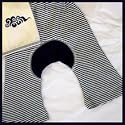Sckoon Organic Cotton Baby Monkey Pants Navy Stripes