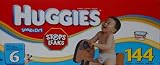 Huggies Size 6 (35+ Lbs) - Value Size 144 Diapers!
