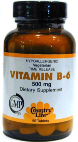 Country Life - B-6, 500 mg, 90 tablets