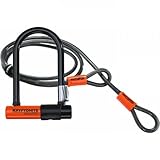 Kryptonite Evolution Mini-7 FlexFrame Lock with Kryptoflex 4 Foot Cable Lock