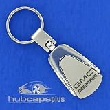 New Gmc Sierra Chrome Tear Drop Stylish Key Chain Ring