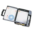Officemate Portable Clipboard Storage Case, Charcoal (83301)