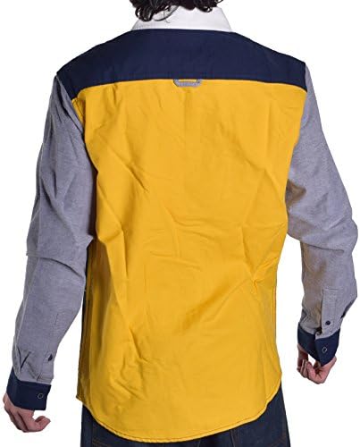 Prpgnda Men's Play To Live Moss Plaid Button Up Shirt Size Medium