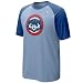 Chicago Cubs Vintage Dugout Logo Vintage Raglan Tri-Blend T-Shirt by Nike