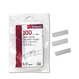Smead Blank Inserts For Hanging Folder Tabs, 1/5 Cut For 2in. Tab, Box Of 100