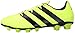 adidas Men's ACE 16.4 FxG Soccer Shoe, Solar Yellow/Black/Metallic Silver, 8.5 M US