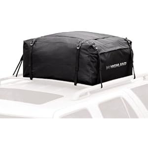Highland 1038800 Black 10 cu.ft. Weather Resistant Car Top Bag with Storage Sack Highland 1038800 Black 10 cu.ft. Weather Resistant Car Top Bag with Storage Sack