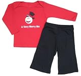 Footsteps Clothing - A VERY MERRY ME Snowman Christmas Baby/Infant Outfit - Great Baby Holiday/Christmas Gift!