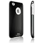 elago iPhone 3G Slim Fit Case (High Glossy Black) + Crystal Clear Film -(Made in Korea)