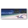Secluded Beach I by D.J. Smith 10"x4" Art Print Poster