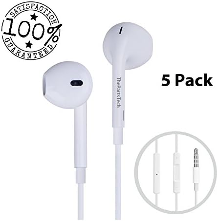 Earphone Earbud Headset Headphone w/ Volume Control For Apple iPhone 6s Plus 6 5 5s SE (X5 Headphone)
